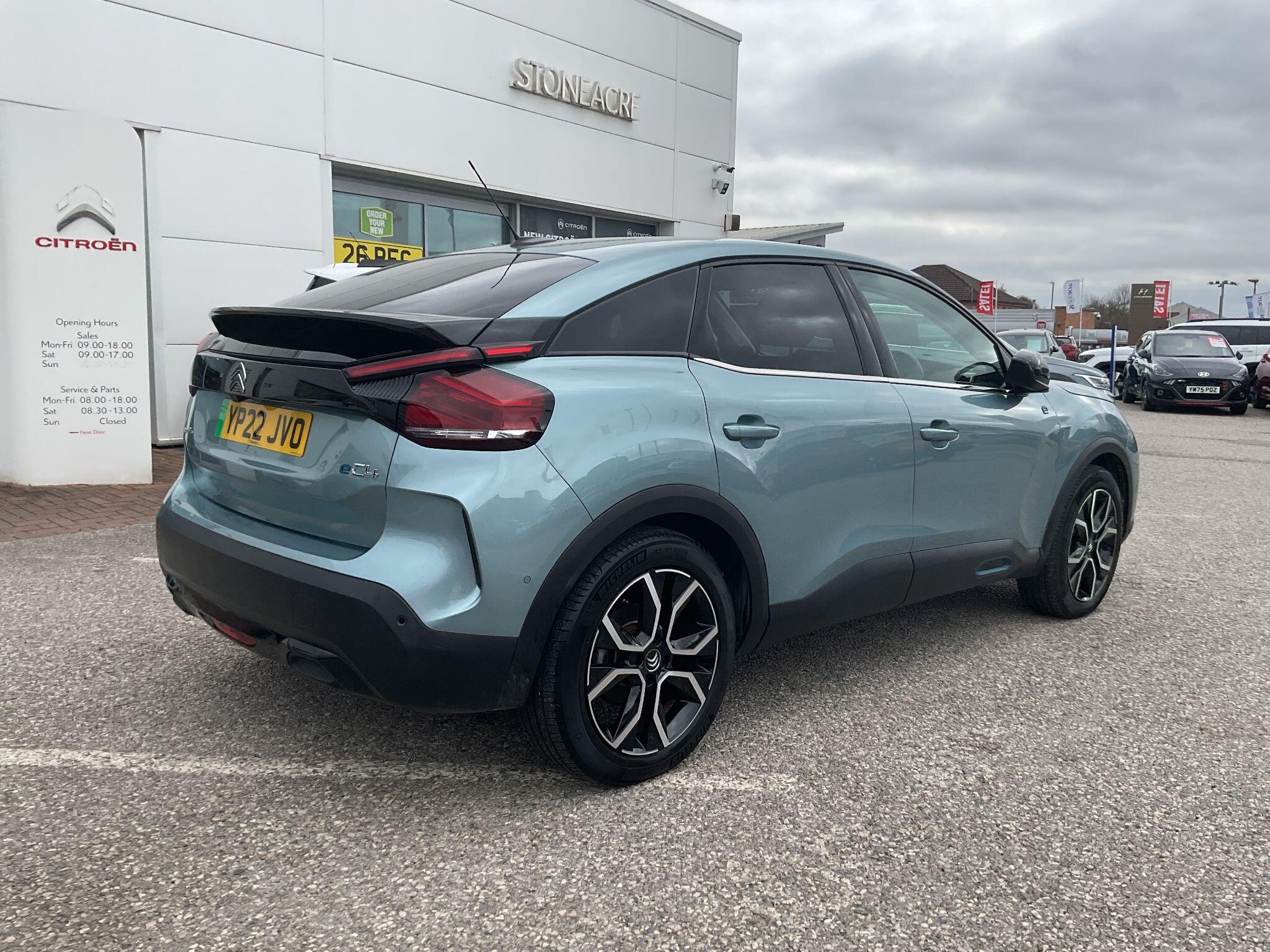 Citroen e-C4 50kWh Shine Plus Auto 5dr (7.4kW Charger) YP22JVO Image 3